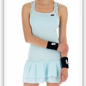 Lotto sports Tennis dress Light Blue Bra included